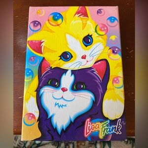 Lisa Frank kitten bubbles cardboard box